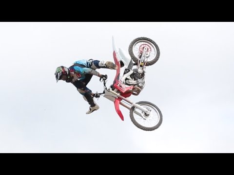 FMX Double Backflip Combo - First Time on Nitro Tour!