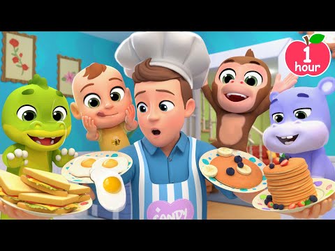 Breakfast Time with Daddy! + MORE Lalafun Nursery Rhymes & Kids Songs