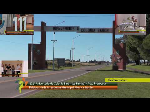 111° Aniversario Colonia Barón, La Pampa.  28 03 2026