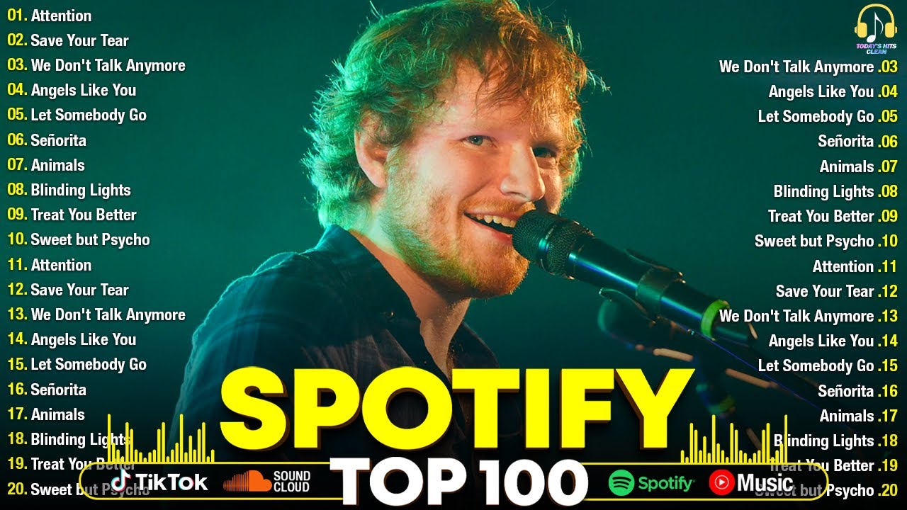 Top 100 Songs Of 2024 Billboard💎Ed Sheeran, Maroon 5,Ariana Grande, Dua Lipa, Bruno Mars, The Weeknd