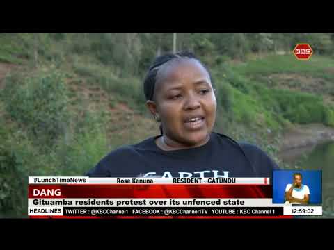 Gituamba village residents up in arms over security threat posed by Karimenu II dam after man drowns