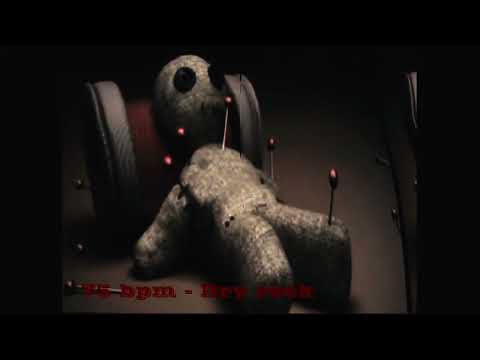 75 bpm drum track - Dry rock - Full backing track