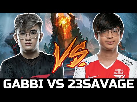 23SAVAGE VS GABBI - T1 VS TALON CARRIES BATTLE DOTA 2