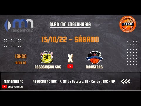 BASQUETE NLAB MN 22/23 - ASSOCIAÇÃO SBC X MONSTARS