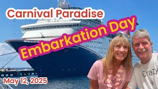 Carnival Paradise Embarkation Day May, 12 2025