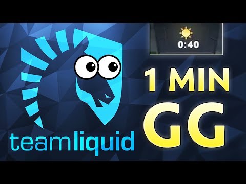 1 MIN GG — when you meet LIQUID in FINALS on Battle Cup
