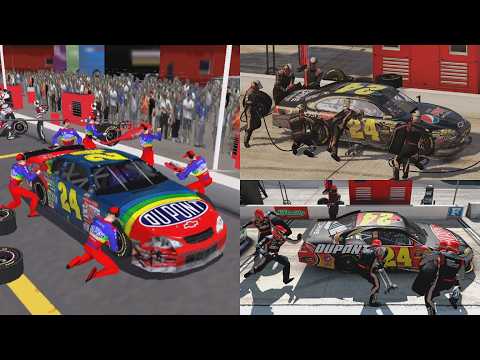 Evolution of Pit Stops in NASCAR racing games (1994 - 2025)