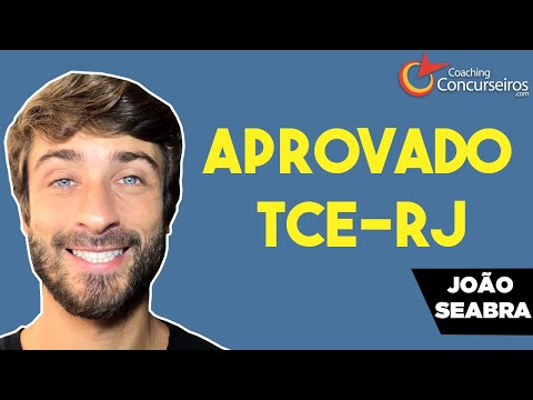 João Seabra: 8º colocado no TCE-RJ | Coaching Concurseiros