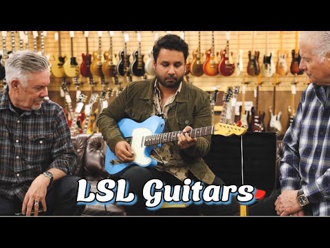 LSL T Bone Tele Masterbuilt By Chris Fleming Lake Arrowhead Blue image 14