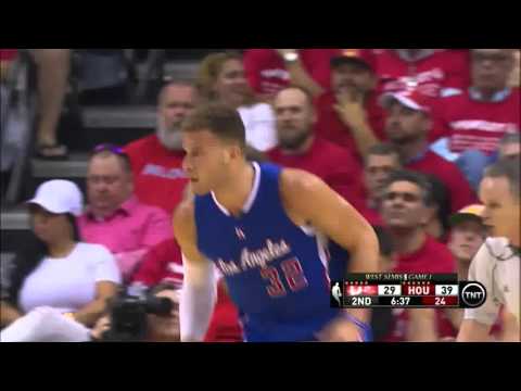 NBA, playoff 2015, Rockets vs. Clippers, Round 2, Game 1, Move 19, Blake Griffin, dunk