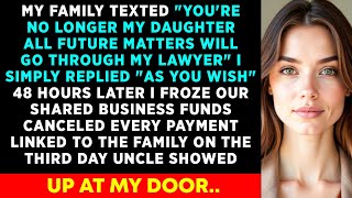 My DAD Texted "You’re No Longer My Daughter, All Future Matters Will Go Through Our Lawyer — Then..