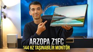 Tek Tip-C Kablo İle 2. Monitör! Arzopa Z1FC Taşınabilir Monitör