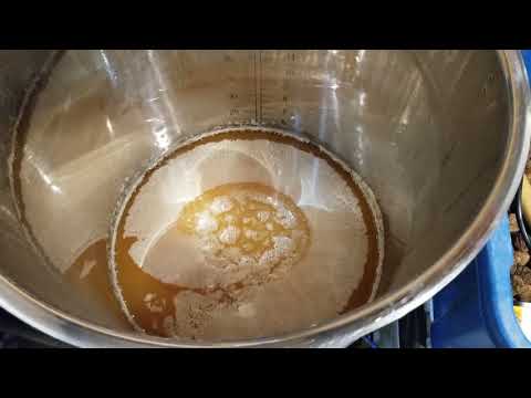 Open fermentation of a Saison