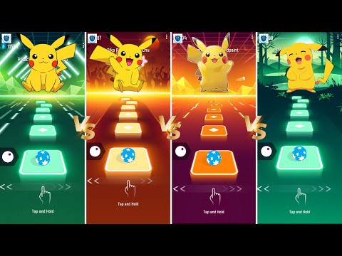 PIKACHU VS PIKACHU VS PIKACHU VS PIKACHU - TILES HOP EDM RUSH