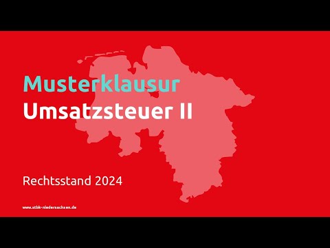 Umsatzsteuer II - 2025 Prüfungsvorbereitung Steuerfachangestellte