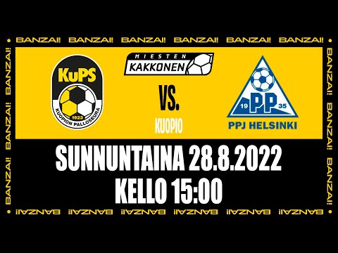 KUPS AKATEMIA - PPJ HELSINKI | MIESTEN KAKKONEN | SU 28.8.2022 | KLO 15:00