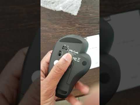 Ergonomic Mouse, Jelly Comb MV021 Ergonomic 2.4Ghz Wireless Mouse with Thumb-Operated Trackball for