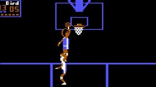 One on One: Dr. J vs. Larry Bird Gameplay DOS