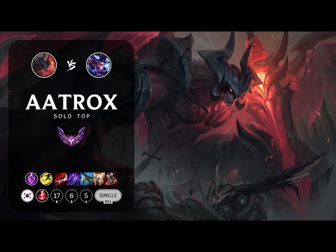 Aatrox Top vs Vayne - KR Master Patch 13.17
