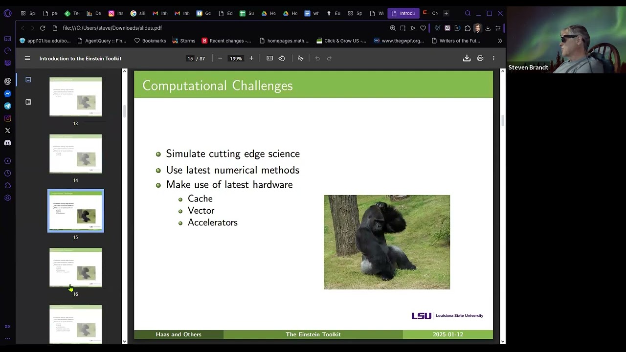 Introduction to the Einstein Toolkit - Steve Brandt