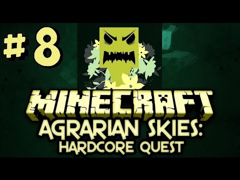 Minecraft - Agrarian Skies: Hardcore Quest Ep.8 - Throwing Stones