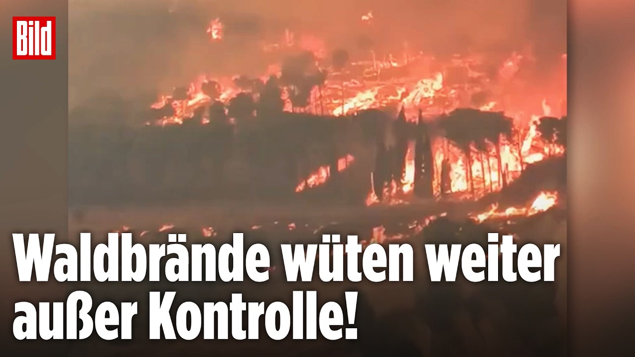 Feuer-Hölle Europa: Hier brennen unsere Urlaubsregionen