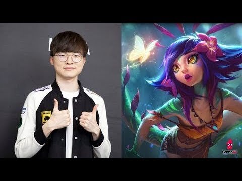 SKT T1 Faker Stream | T1 Faker Stream Neeko Mid Full Game