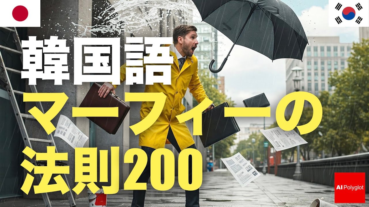 韓国語マーフィーの法則200 | 聞き流し | 第二外国語 | 音声学習 | リスニング練習 韓国語マーフィーの法則200 | 聞き流し | 第二外国語 | 音声学習 | リスニング練習