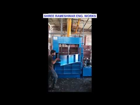 Spinning Mill Waste Cotton Baling Press