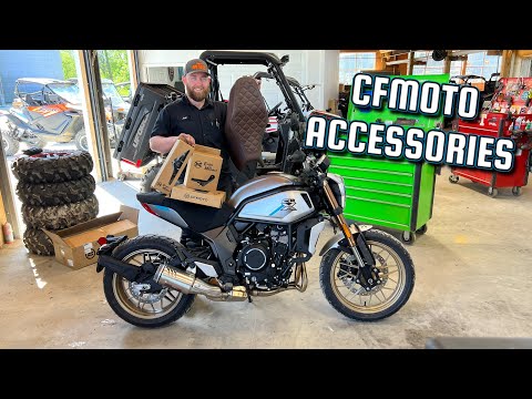 CFMOTO Motorcycle Accessories | 700CL-X Accessory Install