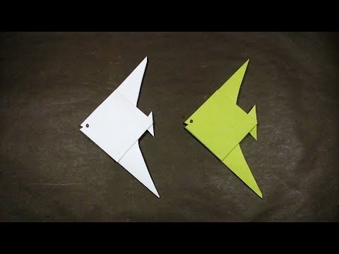 How to Make a Paper Fish | DIY Origami Fish Making Instructions Video