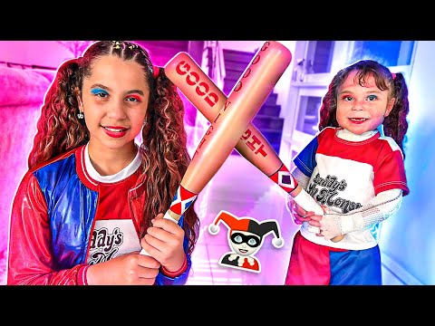 SARAH E ELOAH VIRARAM A ARLEQUINA POR UM DIA ! - Sarah de Araújo