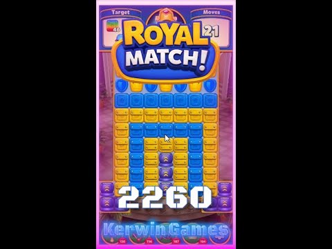 Royal Match Level 2260 - No Boosters Gameplay