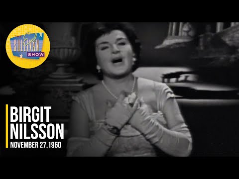 Birgit Nilsson "O mio babbino caro" on The Ed Sullivan Show