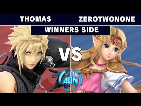 AON Ultimate #048   ZT  Thomas Cloud Vs MMG  ZeroTwoNone Zelda Winners Round 3   Smash Ultimate