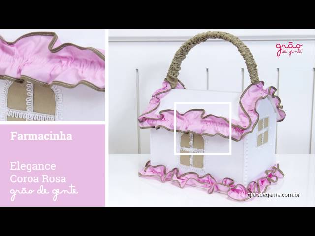 Farmancinha Elegance Coroa Rosa | Ref: 59148