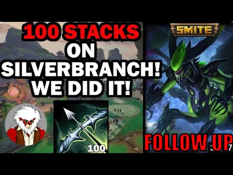 100 SILVERBRANCH STACKS! SamDaDude Follow Up - Season 10 Smite