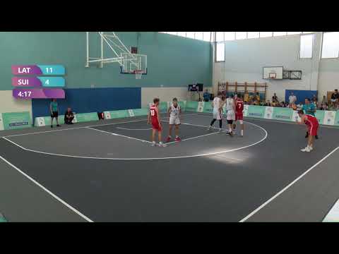 EYOF MARIBOR DAY 2 BASKETBALL GAME 11 BOYS LAT- SUI