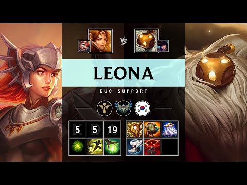 Leona Support vs Bard - KR Challenger Patch 25.17