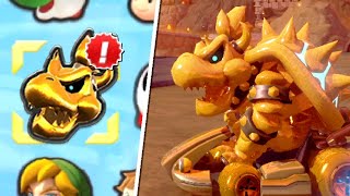 Play as Gold Dry Bowser in Mario Kart 8 Deluxe