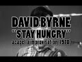 David Byrne / Talking Heads - Stay Hungry Acapella improvisation