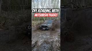 Download lagu Extreme Off-Roading with Pajero 🌲💪💦 #mitsubishipajero #offroading  #shorts mp3