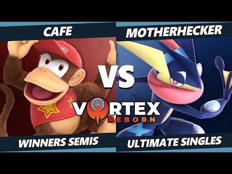 Vortex Legends 20 - MotherHecker (Greninja) Vs. Cafe (Diddy Kong, Chrom) SSBU Ultimate Tournament