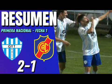 Gimnasia y Tiro - Colegiales | Summary | Primera Nacional 2026 | Matchday 1