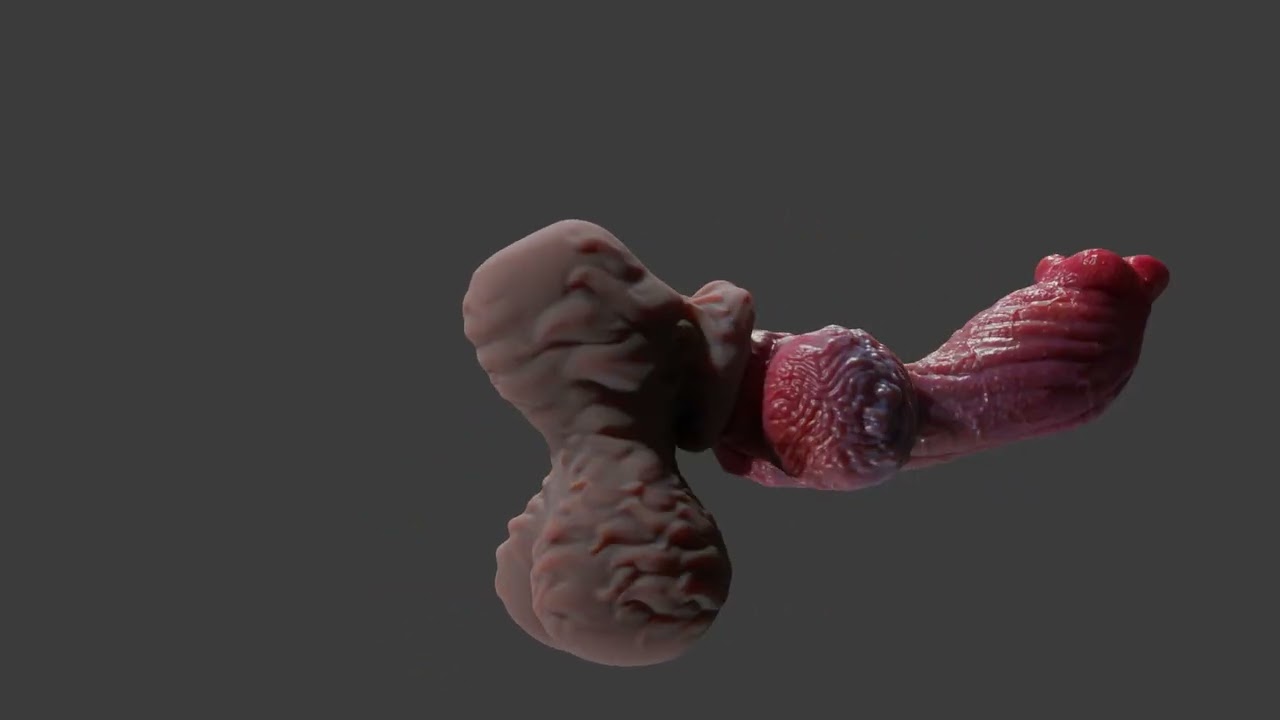 Jack Furry Werewolf Penis Sextoy Rigged 3D Model