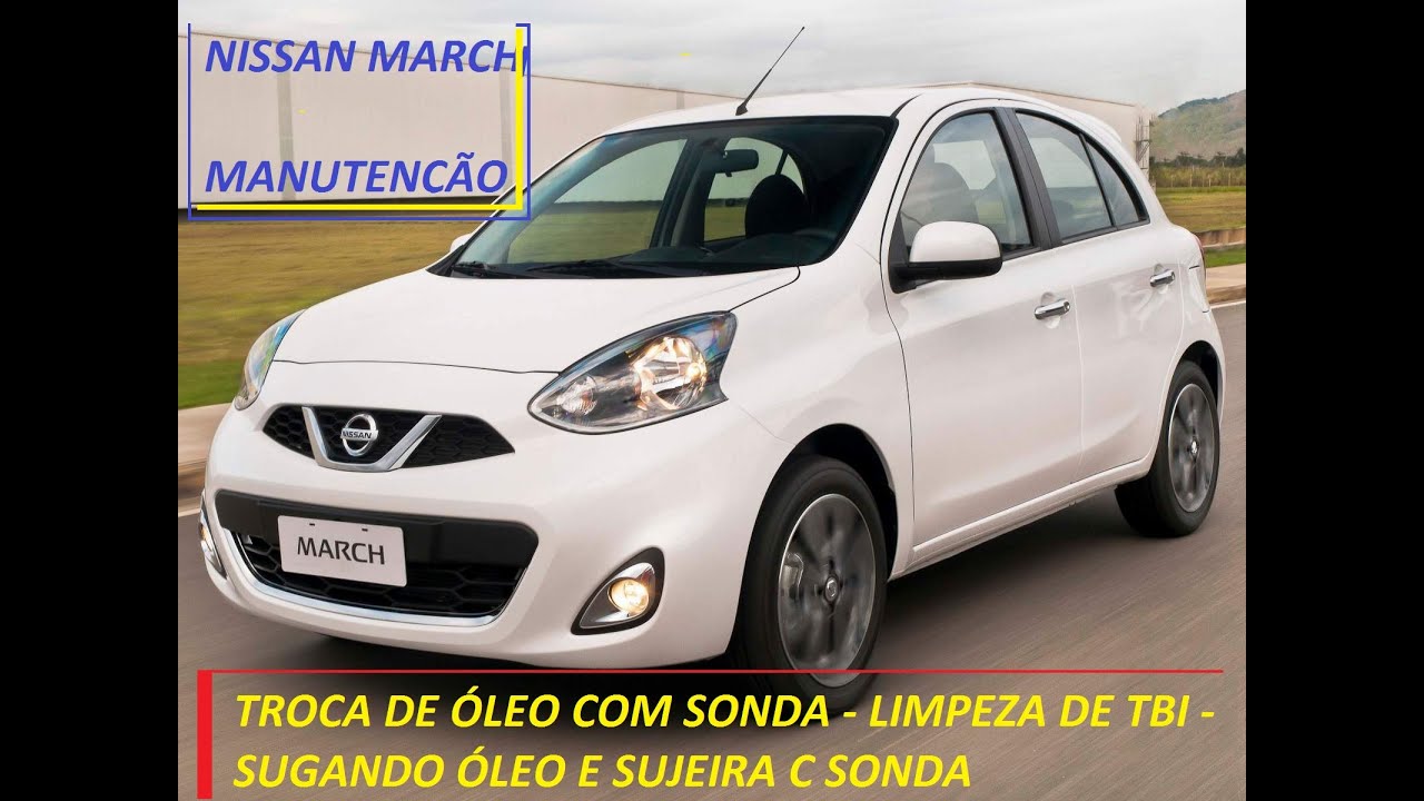 NISSAN MARCH 1 6 16V TROCA DE OLEO E FILTROS
