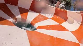 Trichter Wasser-Rutsche (Onride) Video Royal Taj Mahal Hotel 🏨 Türkei Side Antal