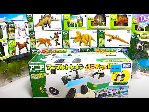 Unboxing Dinosaurs and Farm Animals from Takara Tomy