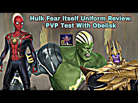 Hulk Fear Itself Uniform Review | PVP Test With Obelisk - Marvel Future Fight