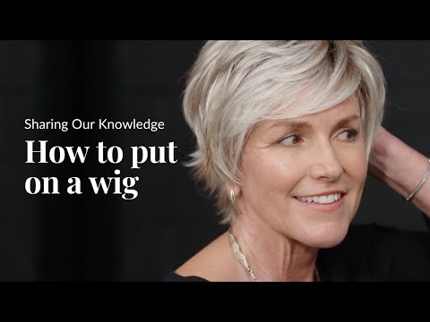 How to put on wig | Putting on a wig for beginners